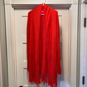 Lilly Pulitzer Red Cardigan Sweater